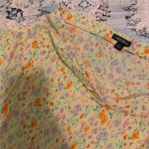 Wild Fable Floral Skirt - Yellow and Orange